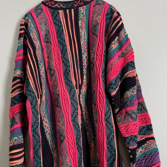Vintage Norm Thompson 100% Cotton Coogi-style Mens Crewneck Sweater, Size XL - Picture 2 of 11